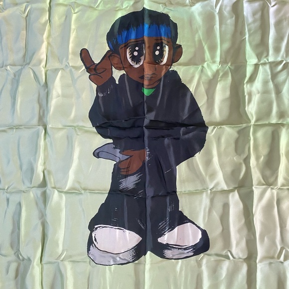 Frank Ocean Silk Bonded Scarf. OS - Picture 5 of 5